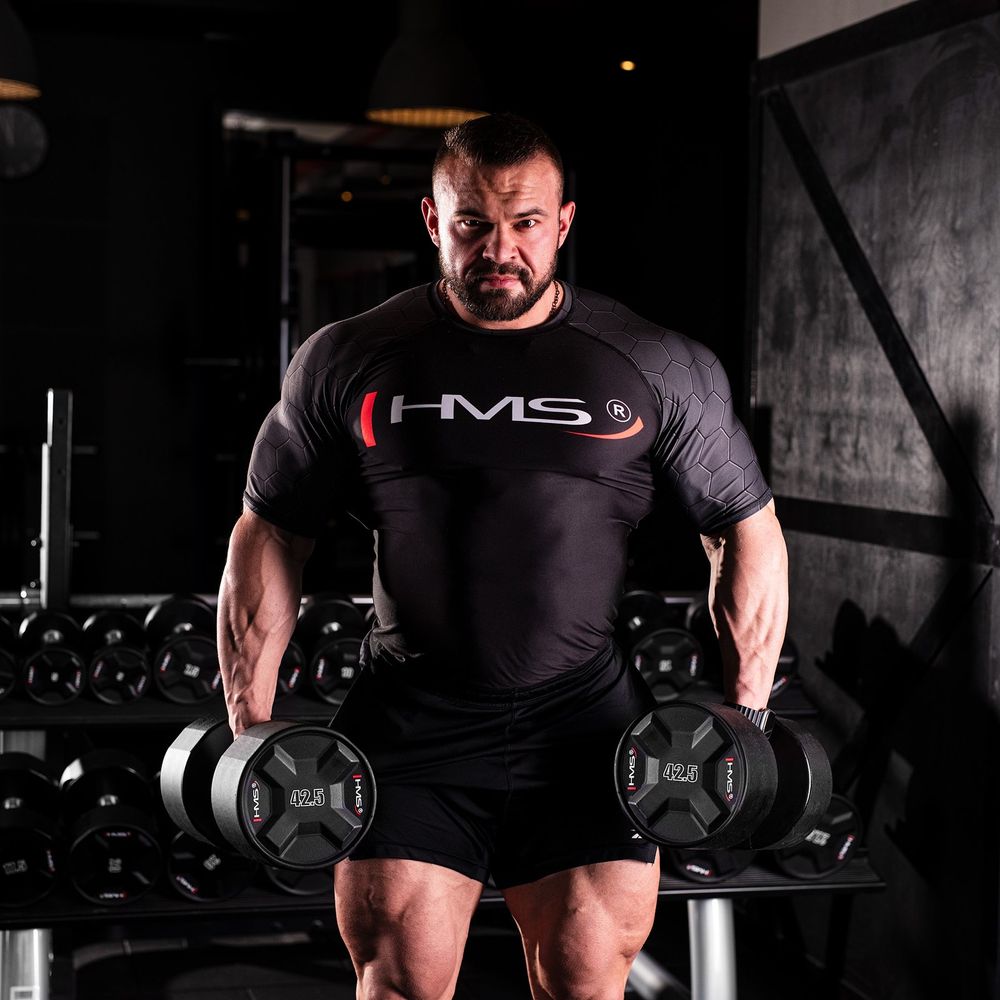 Hpc 42,5 kg poliuretanska bučica cpu hms slika 2