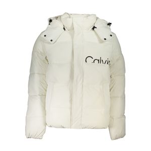 CALVIN KLEIN MEN'S WHITE JACKET