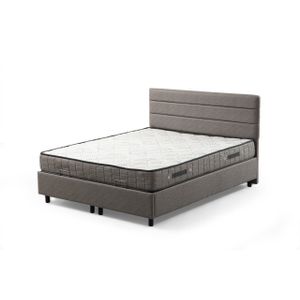 Woody Fashion Dvostrani okvir kreveta i uzglavlje, Motya 150 x 200 - Light Grey