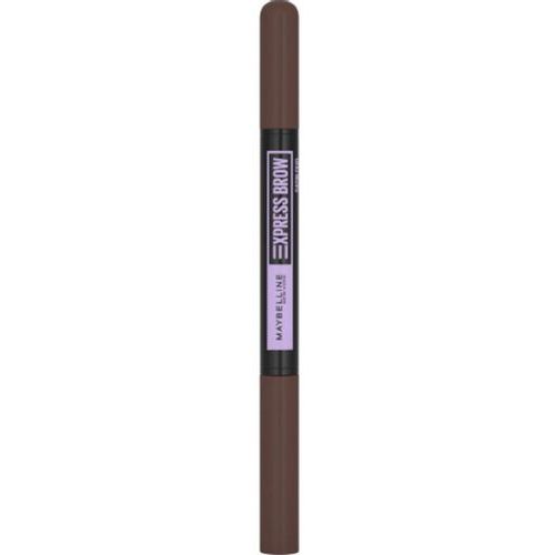 Maybelline New York Express Brow Satin Duo olovka za obrve 4 Dark Brown slika 2