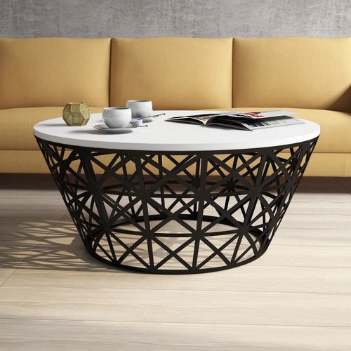 Stil Metal Ferforje - White White
Black Coffee Table slika 2