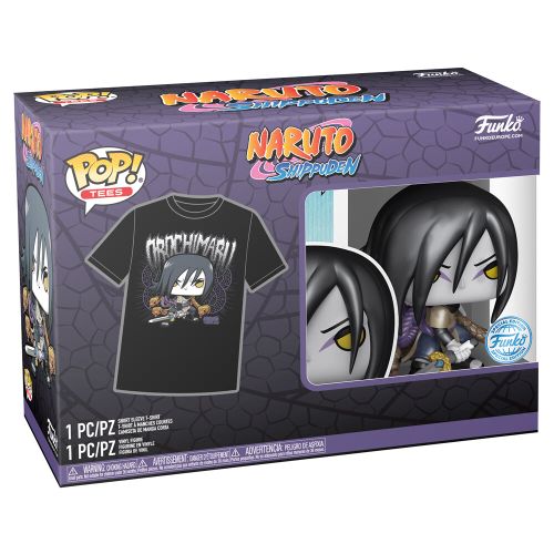 Set Figura POP i Majica Naruto Shippuden Orochimaru Veličina XL slika 3