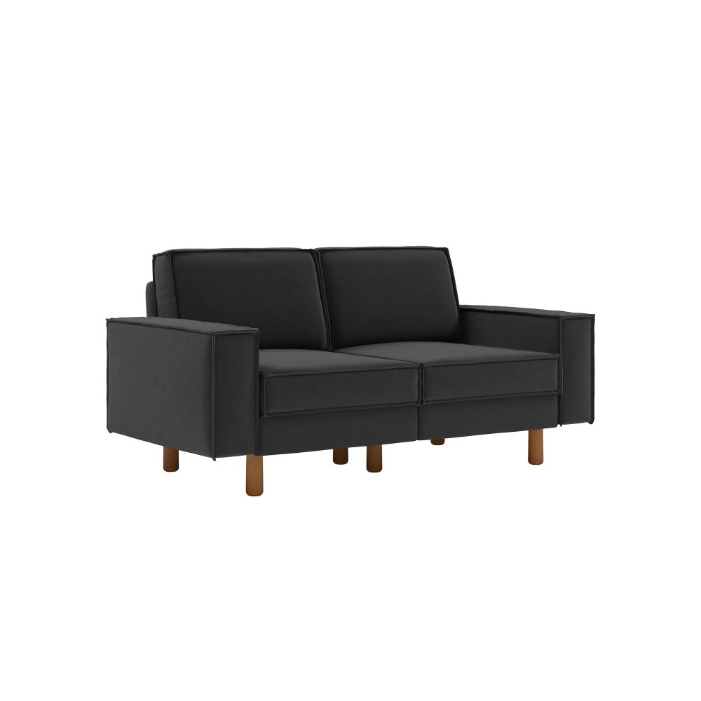 Dvosjed Sofa Sparrow 2 - boje: noćno siva orah slika 1