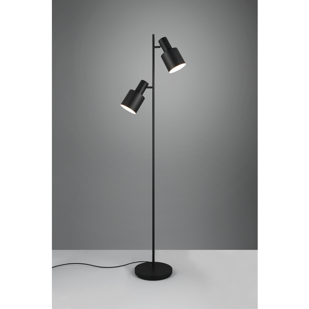Trio Lightning podna lampa AGUDO, 2 x E27, crna mat slika 2