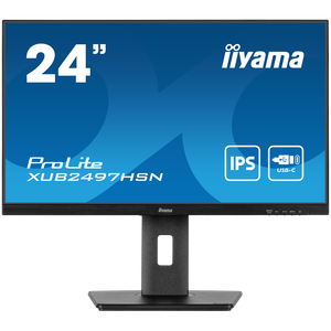 IIYAMA LED Monitor XUB2497HSN-B1 24" IPS Full HD s USB-C i RJ45