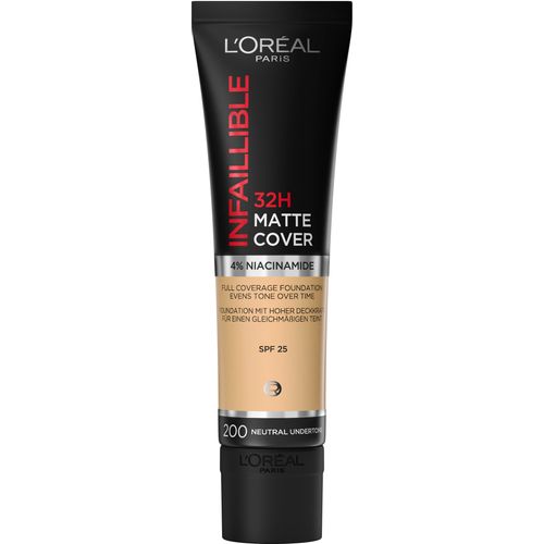 L'Oreal Paris Infaillible 32H Matte Cover tekući puder 200 Neutral slika 1