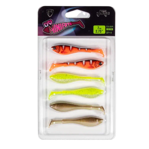 NMC065 Fox silikonska varalica Rage UV Micro Mini Fry 7cm/2.75" mixed x 6pcs