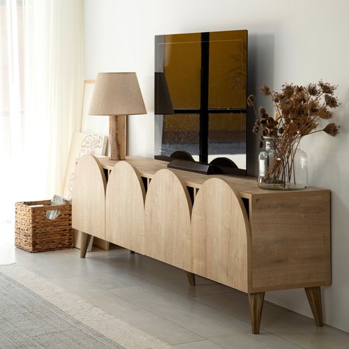 Mesta - Oak v2 Oak TV Stand slika 5