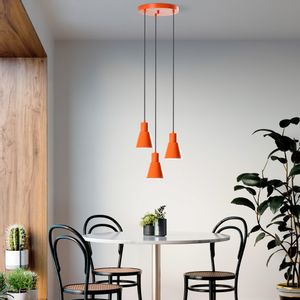 Konikkem - 6357 - 3 - Orange Orange Chandelier