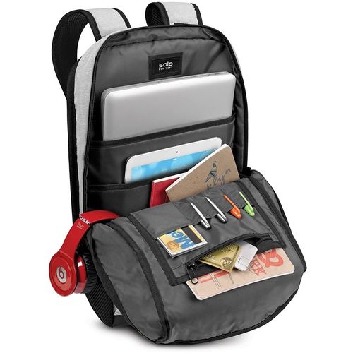 SOLO ruksak za laptop NY Draft, sivi slika 4
