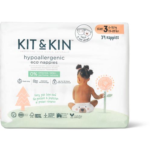 KIT&amp;KIN pelene veličina 3, (6-10 kg) 32 kom 54134N slika 1