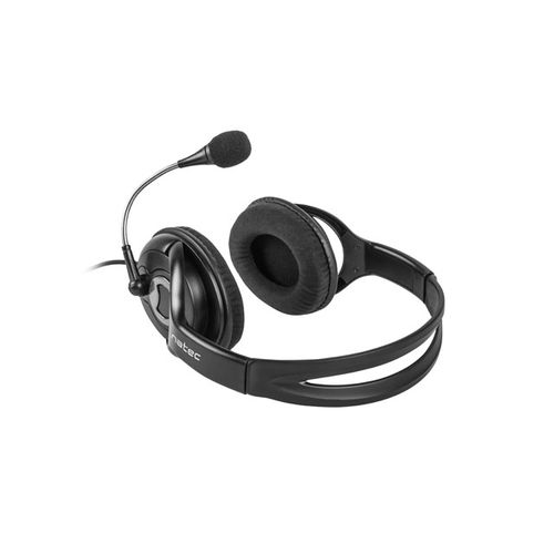 Natec NSL-1178 BEAR 2, Stereo Headset with Volume Control, 3.5mm Stereo, Black slika 3