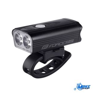Force Prednje svjetlo za bicikl Diver 900 Lumena USB Black