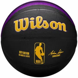 Wilson nba team city collector los angeles lakers in/out ball wz4024114xb