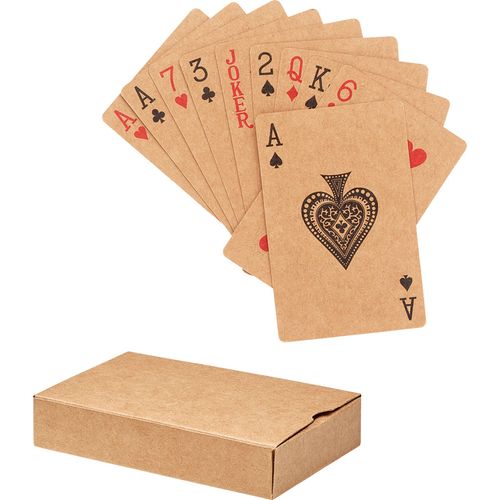 Karte igraće Aruba za Poker, Blackjack, Solitaire, recikl. papir, 54kom slika 1