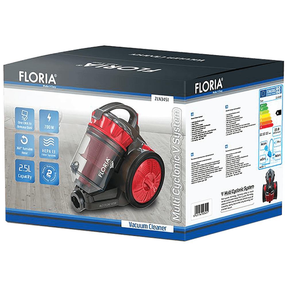Floria Usisavač sa posudom, 700 W, HEPA 13 filter - ZLN3451 slika 2