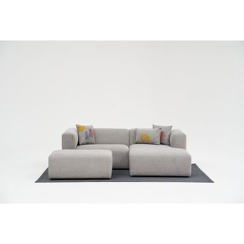 Atelier Del Sofa Kutna garnitura, Linden Mini Right - Light Grey slika 1