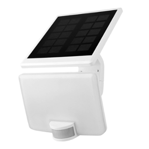 LED solarni reflektor, 8W, 800 lm, 4000 K, sa senzorom, bijeli