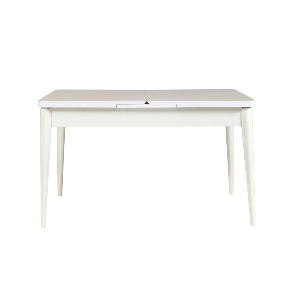 Vina White Anthracite Set Ekstenzibilnog Trpezarijskog Stola i Stolica (5 Komada) slika 3