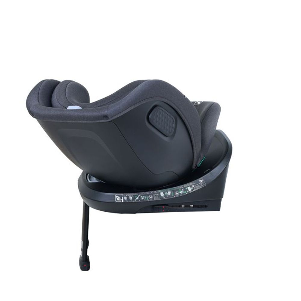 Jungle Rotirajuća autosjedalica JET 360° i-Size Isofix, Crna slika 8