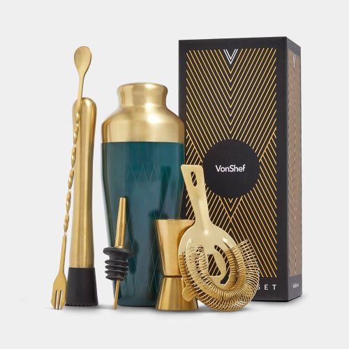 VONSHEF Parisian Green & Gold koktel set 6 dijelova 1000445 slika 1