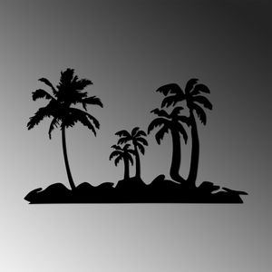 Wallity Metalna zidna dekoracija, Palm Trees - 460