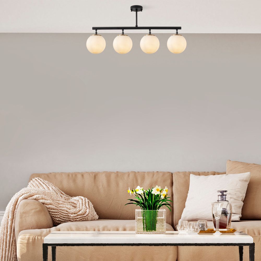 Luster Fazli - 10426 u crno-zlatno-krem boji slika 1