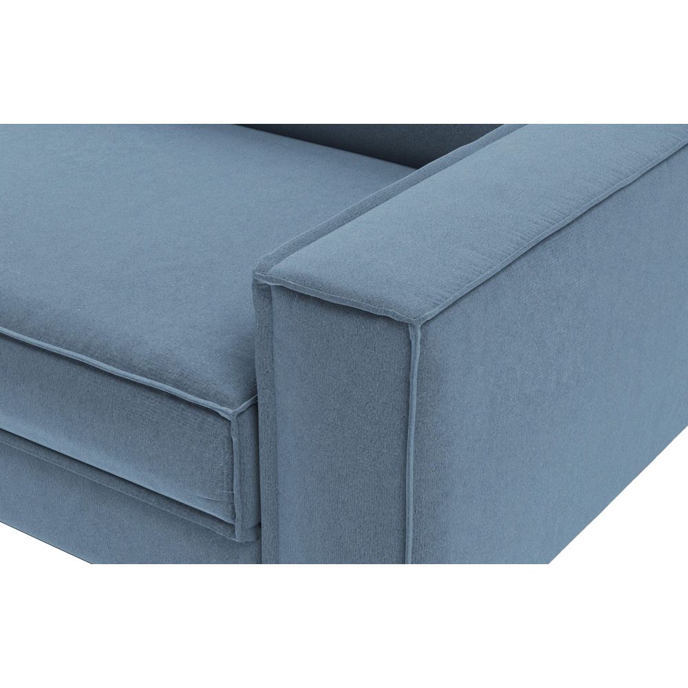 Sofa za Jednu Osobu Sparrow Loveseat - boje: okeanska plava orah slika 3