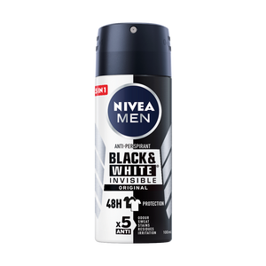 NIVEA Men Black & White Invisible dezodorans u spreju 100ml