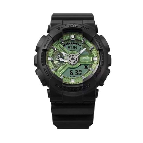 Muški sat Casio G-Shock GA-110CD-1A3ER Crna Zelena slika 2