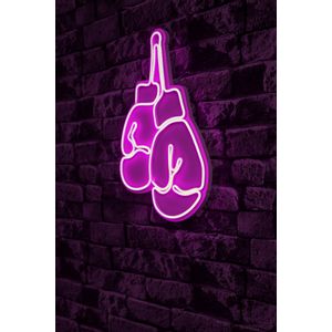 Wallity Ukrasna plastična LED rasvjeta, Boxer - Pink