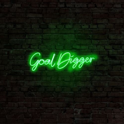 Wallity Ukrasna plastična LED rasvjeta, Goal Digger - Green slika 3