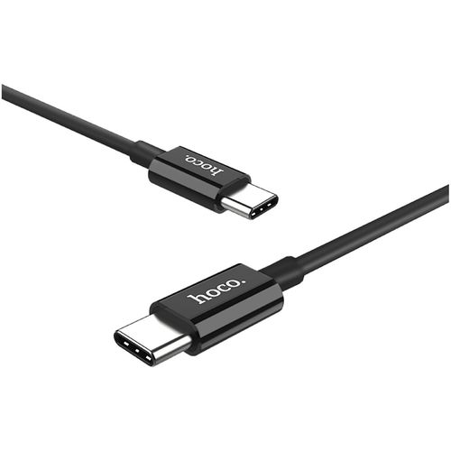 hoco. USB kabel za smartphone, USB type C na type C, 1 met., 3 A - X23 Skilled Black slika 6