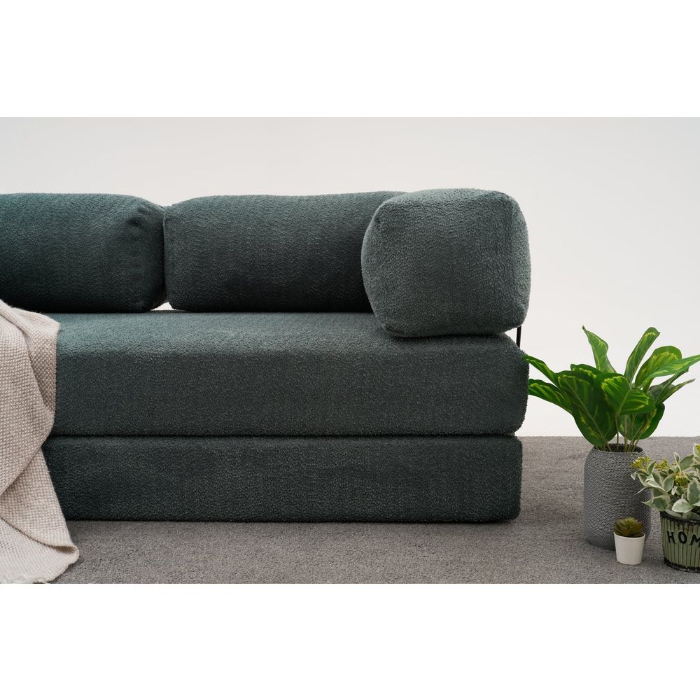 Comfort - Zeleni trosjed za tri osobe slika 4