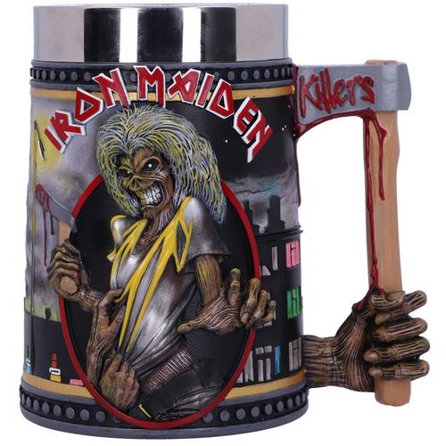 NEMESIS NOW IRON MAIDEN THE KILLERS TANKARD 15.5CM slika 1