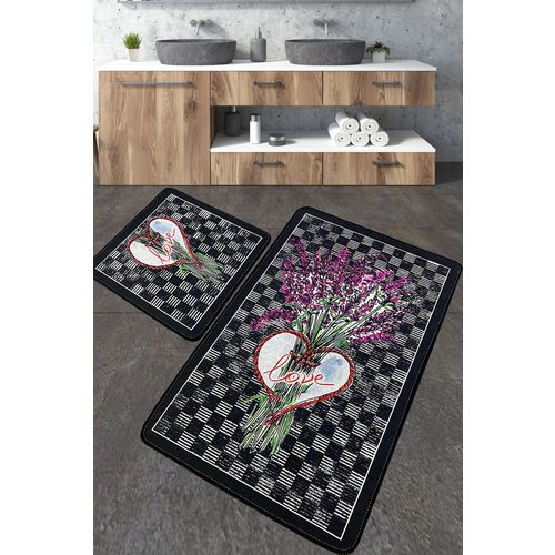 Levan Multicolor Bathmat Set (2 Pieces) slika 1