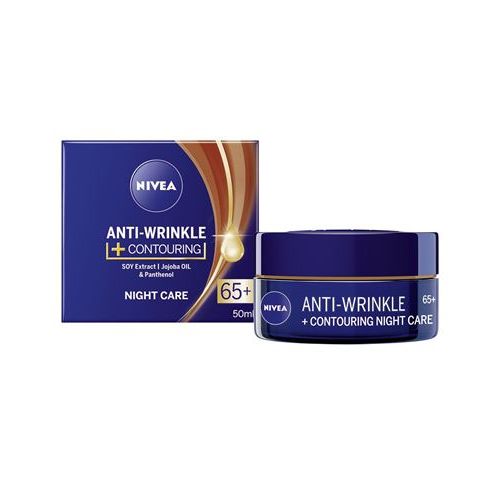 NIVEA ANTI-WRINKLE 65+ noćna krema protiv bora 50 ml slika 1