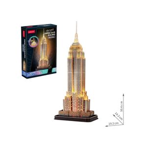 CubicFun CBF205393 3D Puzzle Empire State Building Night Edition sa LED svjetlima L539h