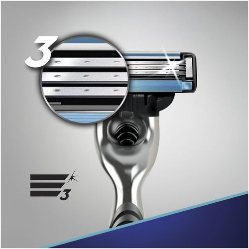 Gillette Poklon paket Brijač Mach3 + Gel za brijanje Sensitive slika 4