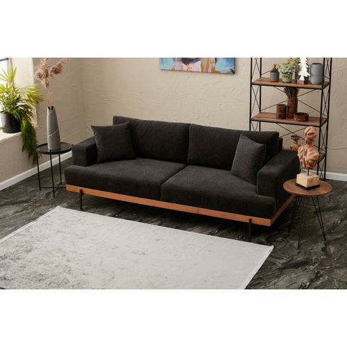 Atelier Del Sofa Trosjed, Antracit Crno, Liva - Anthracite, Copper slika 2