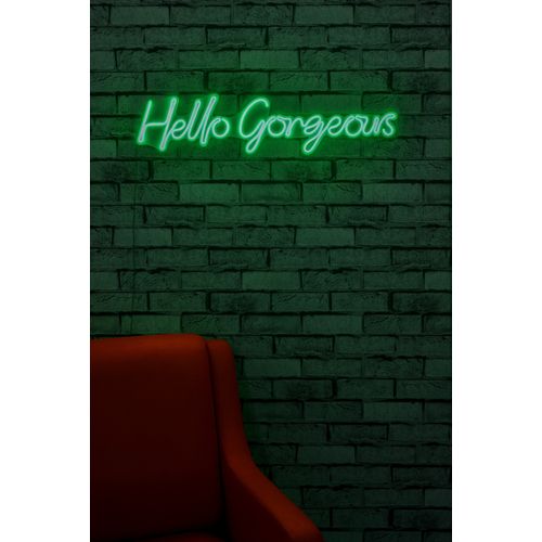 Wallity Ukrasna plastična LED rasvjeta, Hello Gorgeous - Green slika 3