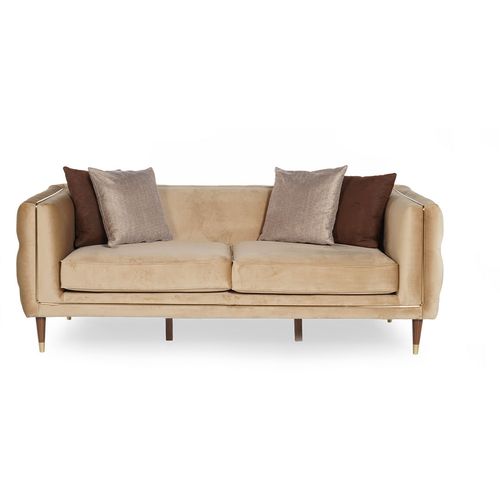 Olympus Cream 3-Seat Sofa slika 1