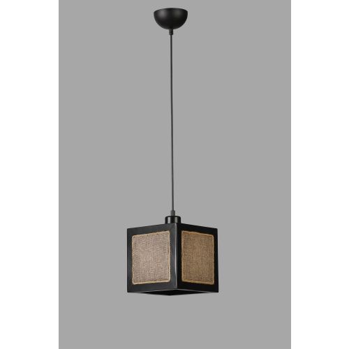 Kumsal Tekli Siyah Hasır Sarkıt Black
Rattan Chandelier slika 3