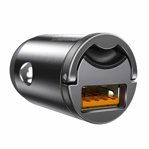 Baseus Tiny Star Mini Quick Charge auto punjač USB priključak 30 W sivi slika 4