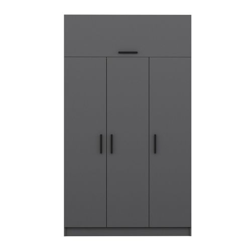 Woody Fashion Garderoba, Minar 3 Kapak 2 Çekmece 235 - Anthracite slika 5