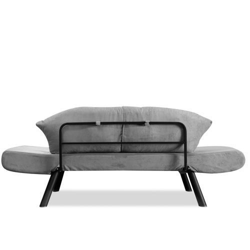 Atelier Del Sofa Dvosjed na razvlačenje, Sivo, Genzo - Grey slika 5