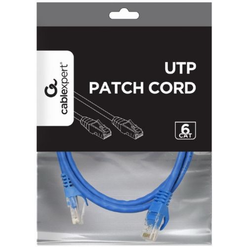 PP6U-1.5M/B Gembird Mrezni kabl, CAT6 UTP Patch cord 1.5m blue slika 2