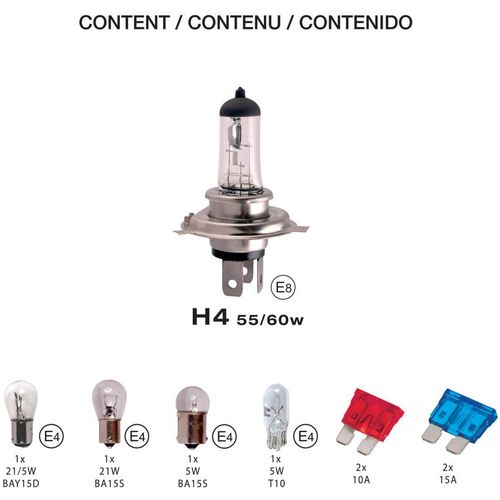 SIJALICA 12V GARNITURA H4 slika 2