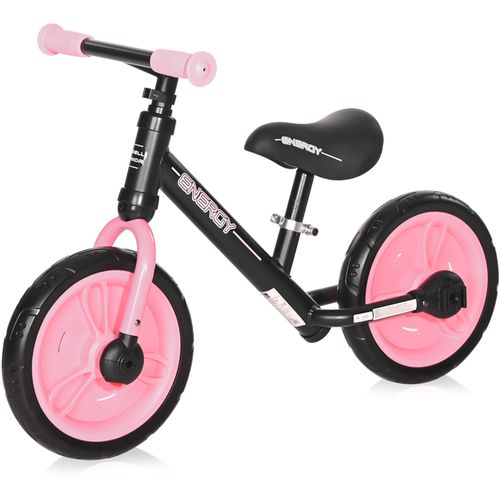 LORELLI ENERGY 2u1 Dječji Balansirajući Bicikl ili Bicikl s pedalama i Pomoćnim kotačima Black/Pink (2-4 god.) slika 5