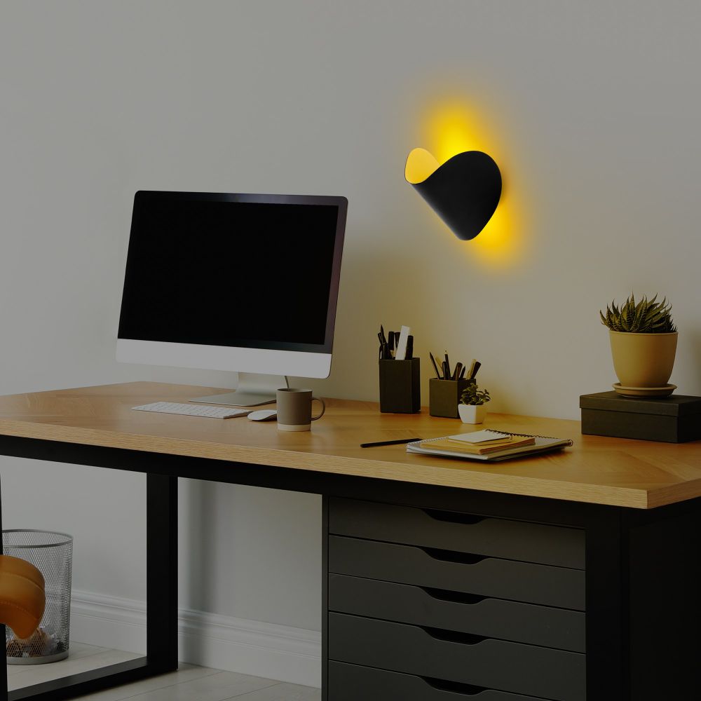 Heybe - 13623 Crna Zidna Lampa slika 2